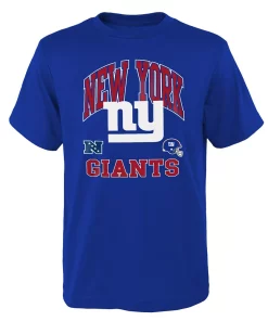 Youth Royal New York Giants Official Business T-Shirt