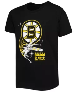 Youth Black Boston Bruins Rebel Alliance T-Shirt -MLB Shop 6028951 ALT2