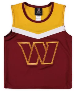 Girls Youth Burgundy Washington Commanders Spirit Cheerleader Two-Piece Set -MLB Shop 6028989 ALT2