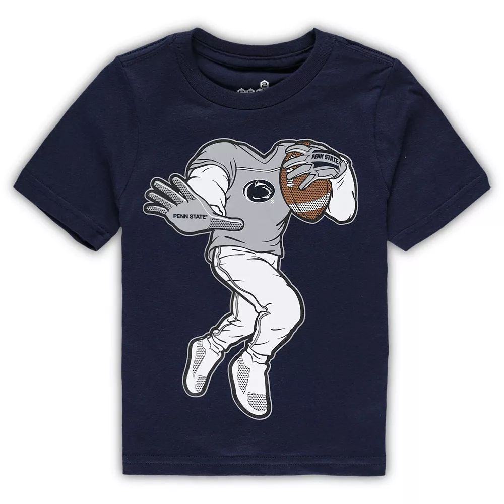 Toddler Navy Penn State Nittany Lions Stiff Arm T-Shirt 1 Toddler Navy Penn State Nittany Lions Stiff Arm T-Shirt