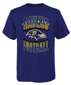 Youth Purple Baltimore Ravens Forward Progress T-Shirt