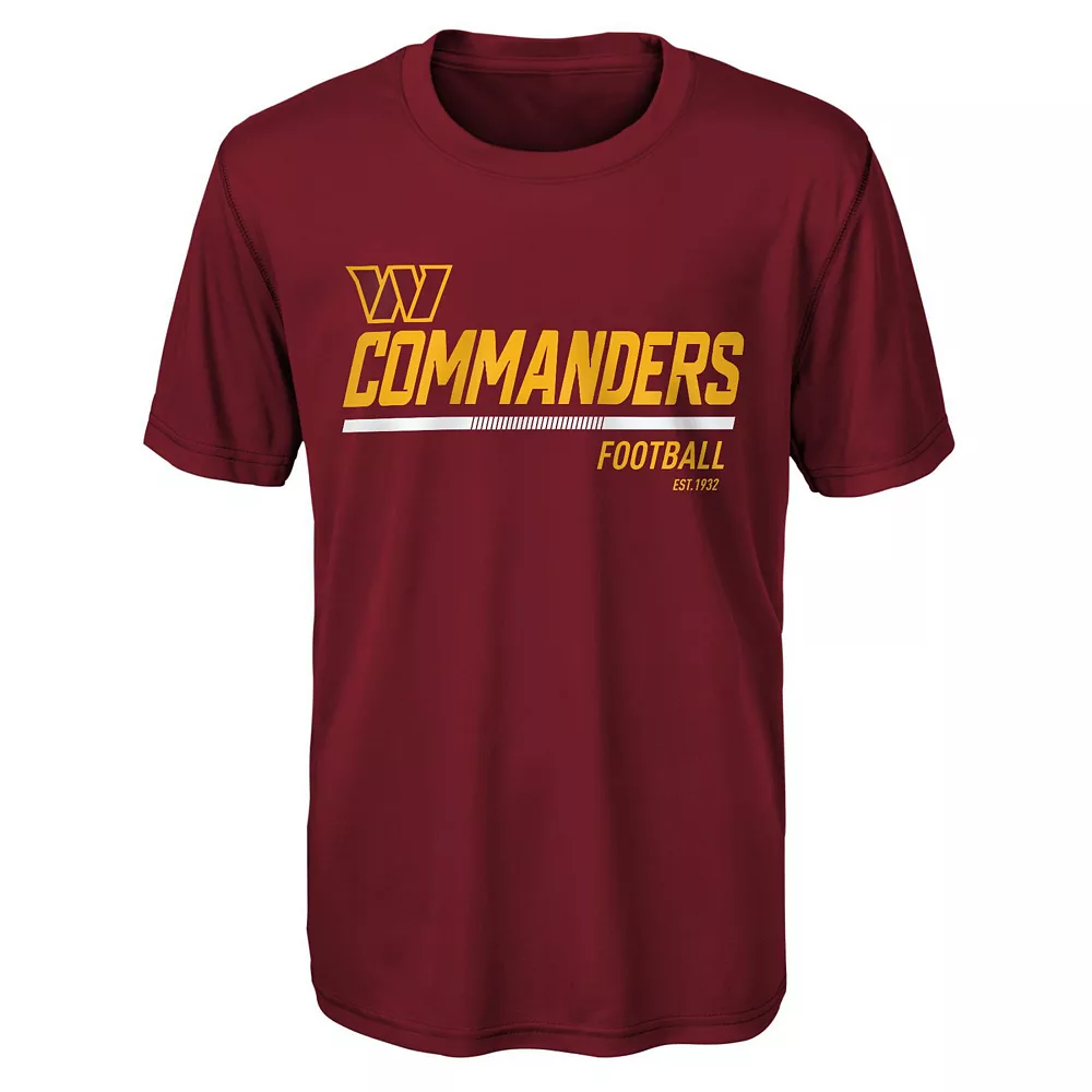 Youth Burgundy Washington Commanders Engaged T-Shirt 1 Youth Burgundy Washington Commanders Engaged T-Shirt