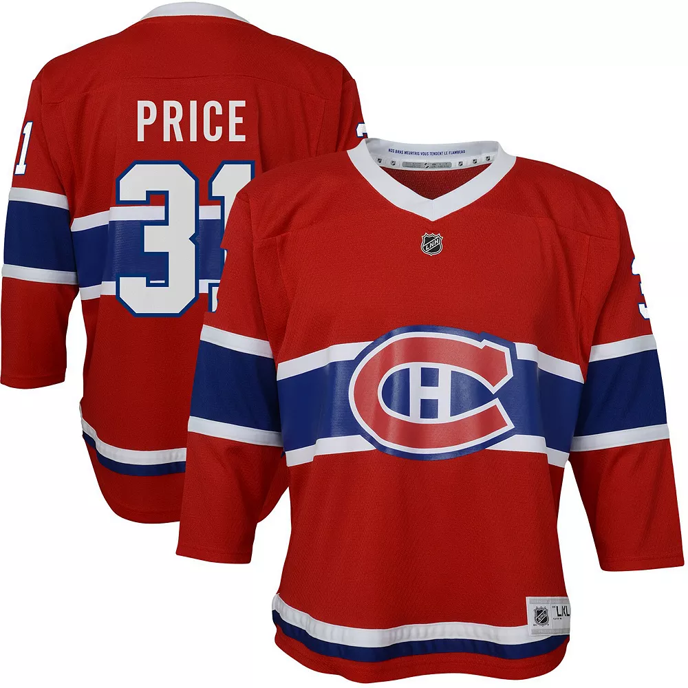 Youth Carey Price Red Montreal Canadiens Home Replica Player Jersey 1 Youth Carey Price Red Montreal Canadiens Home Replica Player Jersey