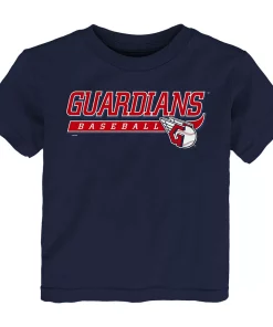 Toddler Navy Cleveland Guardians Take The Lead T-Shirt
