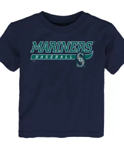 Toddler Navy Seattle Mariners Take The Lead T-Shirt