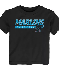 Toddler Black Miami Marlins Take The Lead T-Shirt
