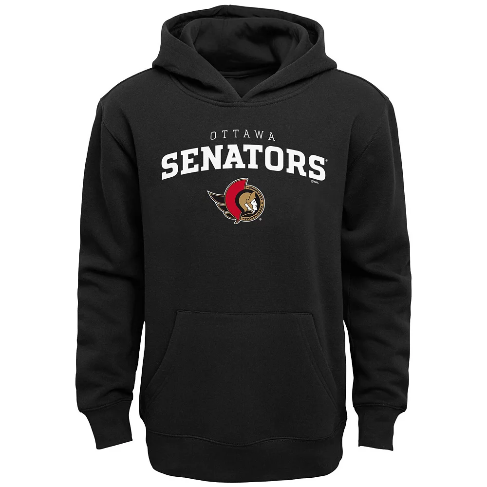Youth Black Ottawa Senators Team Lock Up Pullover Hoodie 1 Youth Black Ottawa Senators Team Lock Up Pullover Hoodie