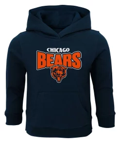 Toddler Navy Chicago Bears Draft Pick Pullover Hoodie