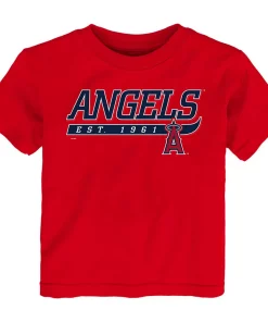 Toddler Red Los Angeles Angels Take The Lead T-Shirt