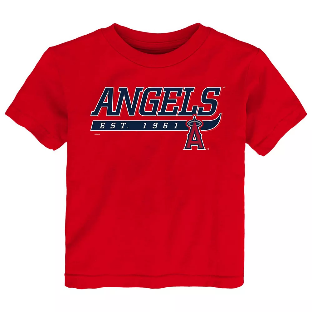 Toddler Red Los Angeles Angels Take The Lead T-Shirt 1 Toddler Red Los Angeles Angels Take The Lead T-Shirt