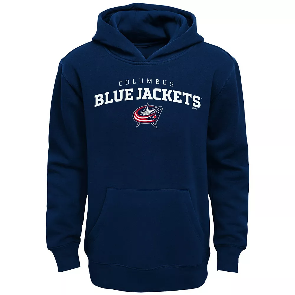 Youth Navy Columbus Blue Jackets Team Lock Up Pullover Hoodie 1 Youth Navy Columbus Blue Jackets Team Lock Up Pullover Hoodie