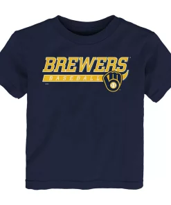 Toddler Navy Milwaukee Brewers Take The Lead T-Shirt