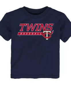 Toddler Navy Minnesota Twins Take The Lead T-Shirt