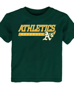 Toddler Green Oakland Athletics Take The Lead T-Shirt
