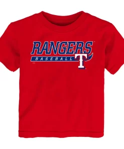 Toddler Red Texas Rangers Take The Lead T-Shirt
