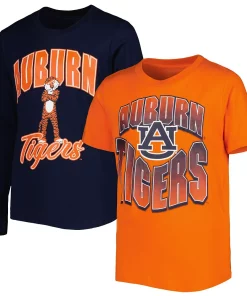 Youth Navy/Orange Auburn Tigers Game Day T-Shirt Combo Pack