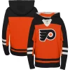 Youth Orange Philadelphia Flyers Ageless Revisited Home Lace-Up Pullover Hoodie