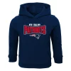 Toddler Navy New England Patriots Draft Pick Pullover Hoodie