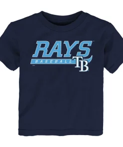 Toddler Navy Tampa Bay Rays Take The Lead T-Shirt