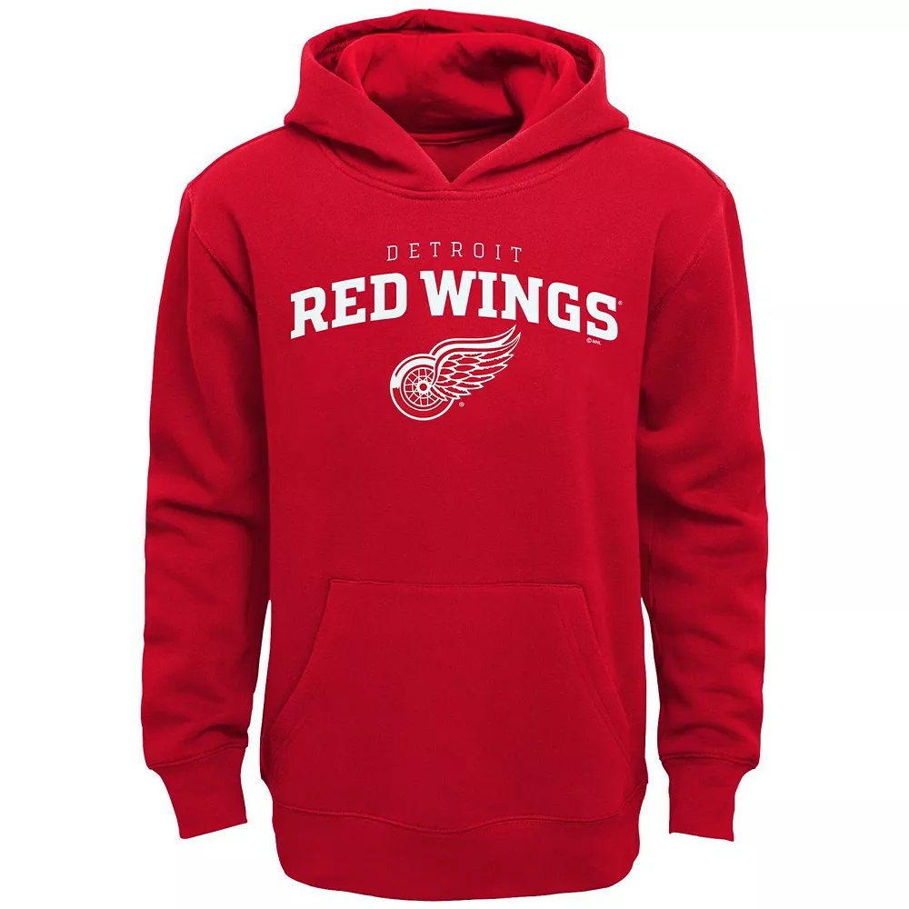 Youth Red Detroit Red Wings Team Lock Up Pullover Hoodie 1 Youth Red Detroit Red Wings Team Lock Up Pullover Hoodie