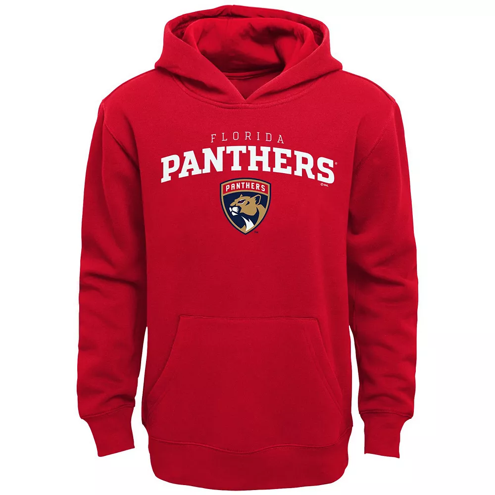 Youth Red Florida Panthers Team Lock Up Pullover Hoodie 1 Youth Red Florida Panthers Team Lock Up Pullover Hoodie