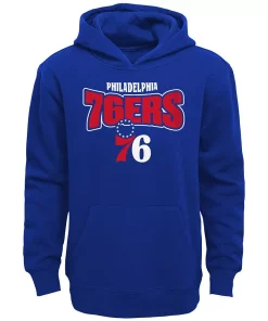 Youth Royal Philadelphia 76ers Draft Pick Pullover Hoodie