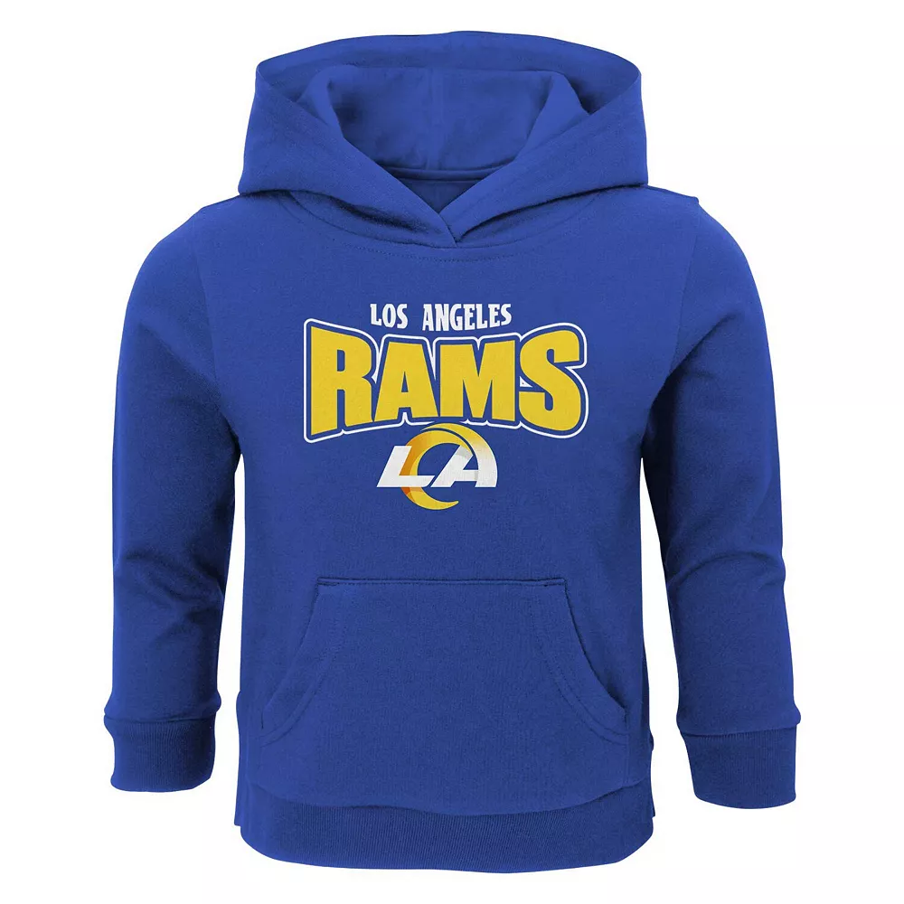 Toddler Royal Los Angeles Rams Draft Pick Pullover Hoodie 1 Toddler Royal Los Angeles Rams Draft Pick Pullover Hoodie