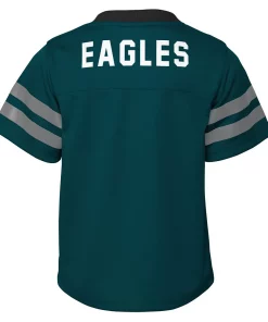 Toddler Midnight Green/Black Philadelphia Eagles Red Zone V-Neck Jersey Top & Pants Set -MLB Shop 6079189 ALT3