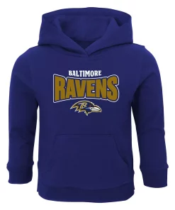 Toddler Purple Baltimore Ravens Draft Pick Pullover Hoodie