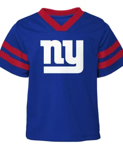 Toddler Royal/Red New York Giants Red Zone V-Neck Jersey Top & Pants Set -MLB Shop 6080490 ALT2