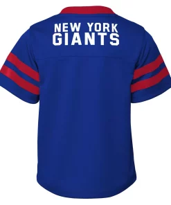 Toddler Royal/Red New York Giants Red Zone V-Neck Jersey Top & Pants Set -MLB Shop 6080490 ALT3