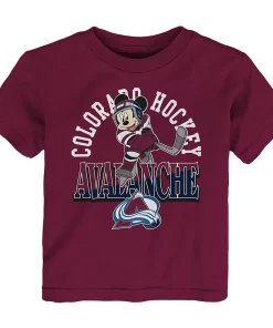Toddler Burgundy Colorado Avalanche Putting Up Numbers T-Shirt