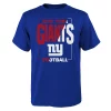 Youth Royal New York Giants Coin Toss T-Shirt