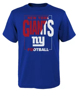 Youth Royal New York Giants Coin Toss T-Shirt