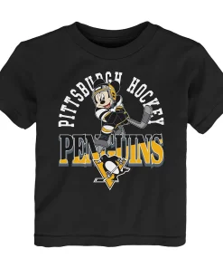 Toddler Black Pittsburgh Penguins Putting Up Numbers T-Shirt