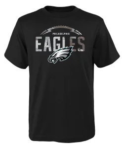 Youth Black Philadelphia Eagles Blitz Ball T-Shirt -MLB Shop 6083253 ALT2