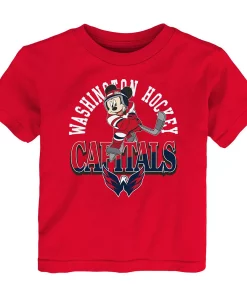 Toddler Red Washington Capitals Putting Up Numbers T-Shirt