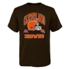Youth Brown Cleveland Browns Official Business T-Shirt