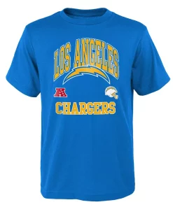 Youth Powder Blue Los Angeles Chargers Official Business T-Shirt