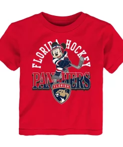 Toddler Red Florida Panthers Putting Up Numbers T-Shirt