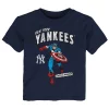 Toddler Navy New York Yankees Team Captain America Marvel T-Shirt