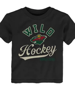 Toddler Black Minnesota Wild Take the Lead T-Shirt