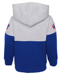Toddler Royal/Heather Gray Chicago Cubs Two-Piece Playmaker Set -MLB Shop 6087636 ALT3
