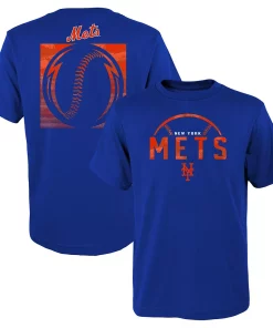 Youth Royal New York Mets Blitz Ball T-Shirt -MLB Shop 6089982 ALT