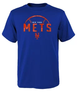 Youth Royal New York Mets Blitz Ball T-Shirt -MLB Shop 6089982 ALT2