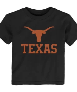 Toddler Black Texas Longhorns Team Lockup T-Shirt