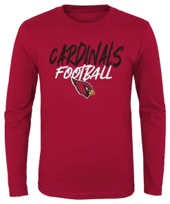 Youth Cardinal Arizona Cardinals Wildcat Long Sleeve T-Shirt