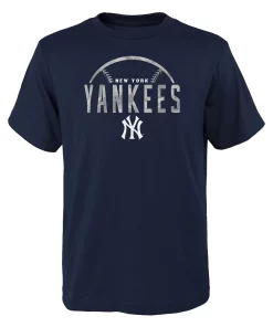 Youth Navy New York Yankees Blitz Ball T-Shirt 5 Youth Navy New York Yankees Blitz Ball T-Shirt -MLB Shop 6091103 ALT2
