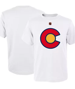 Youth White Colorado Avalanche Special Edition 2.0 Primary Logo T-Shirt