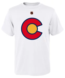 Youth White Colorado Avalanche Special Edition 2.0 Primary Logo T-Shirt -MLB Shop 6104228 ALT2